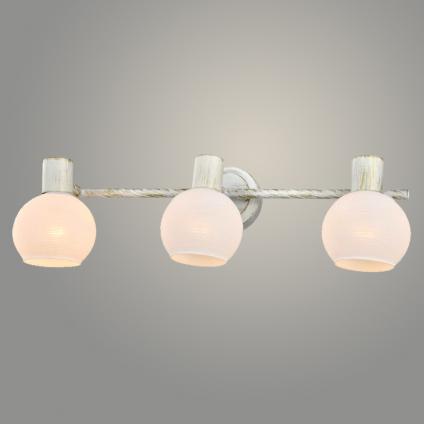 Спот 14941/3 WT+GD белый с золотом 3x40W E14 h140, WAN22